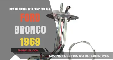 Rebuilding a 1969 Ford Bronco Dual Fuel Pump: Step-by-Step Guide