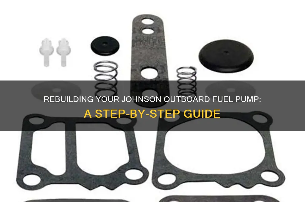 how to rebuild fuel pump johnson outboard