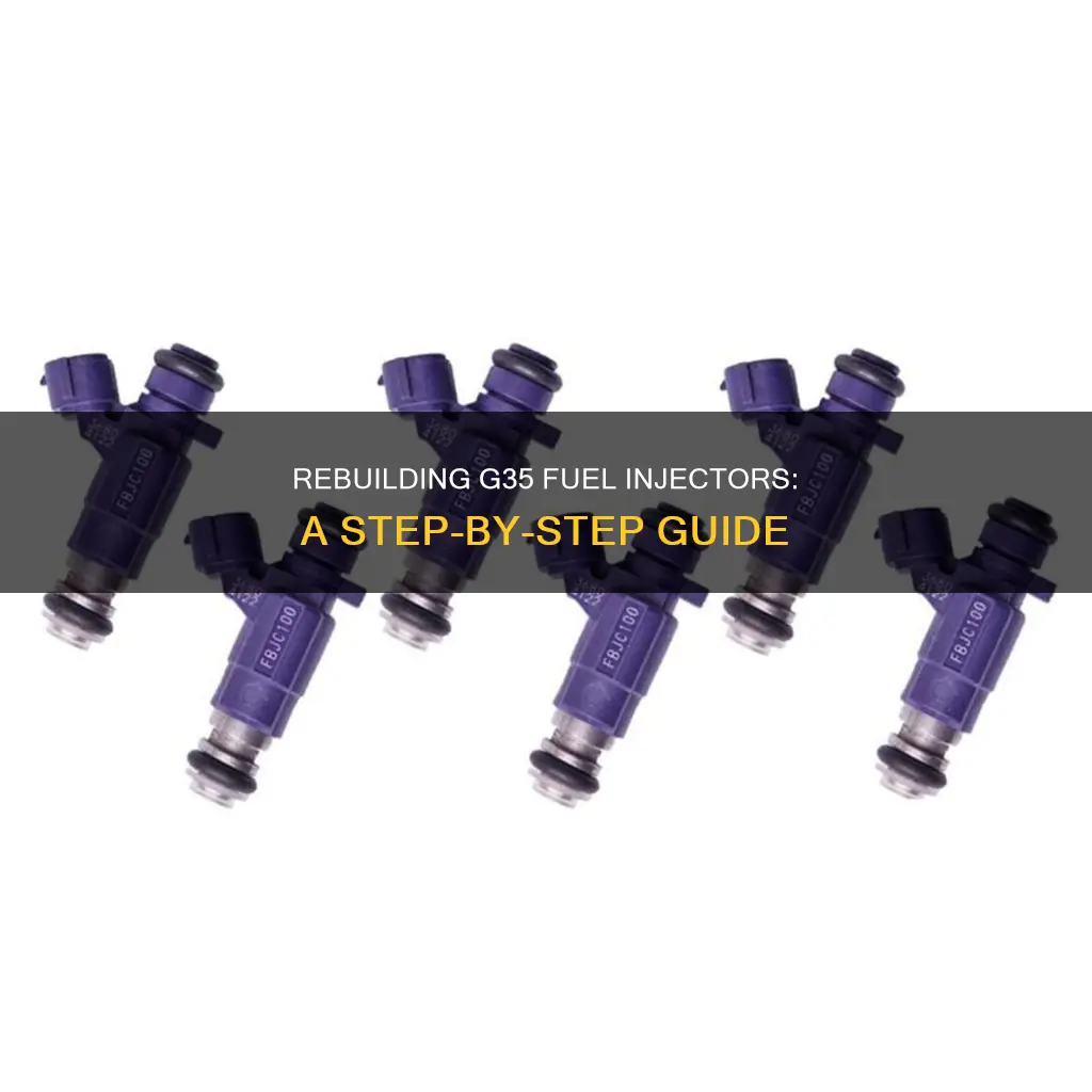 how to rebuild g35 fuel injector