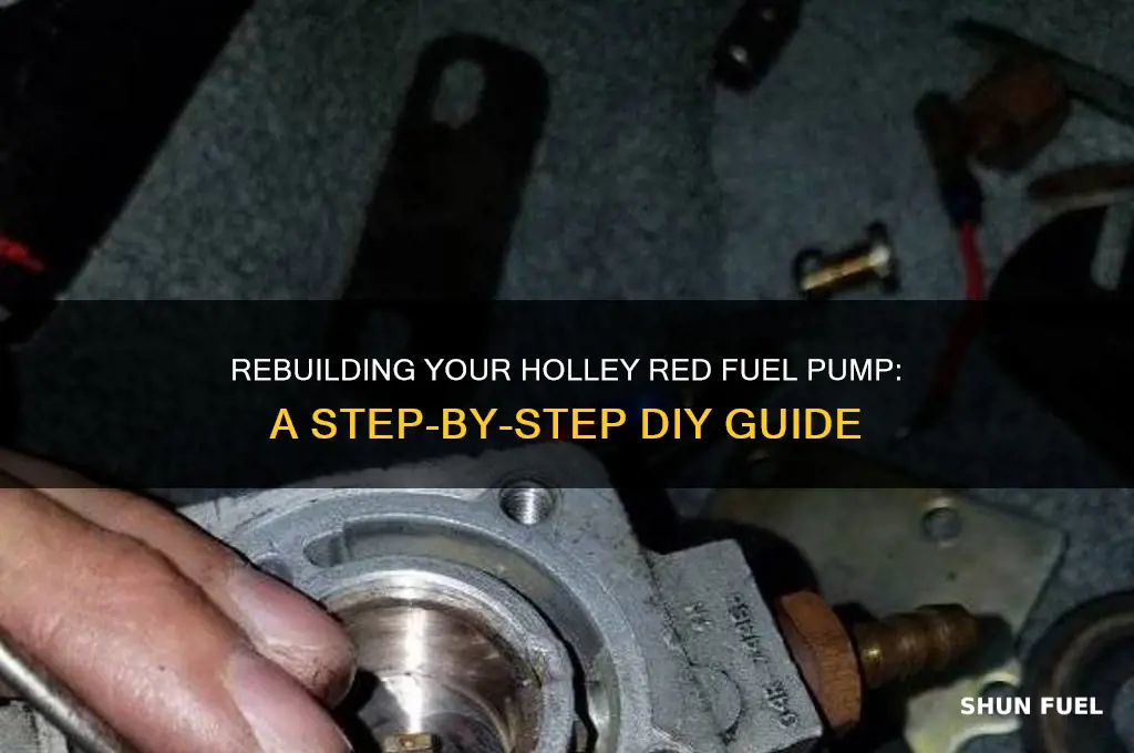 how to rebuild holley red fuel pump