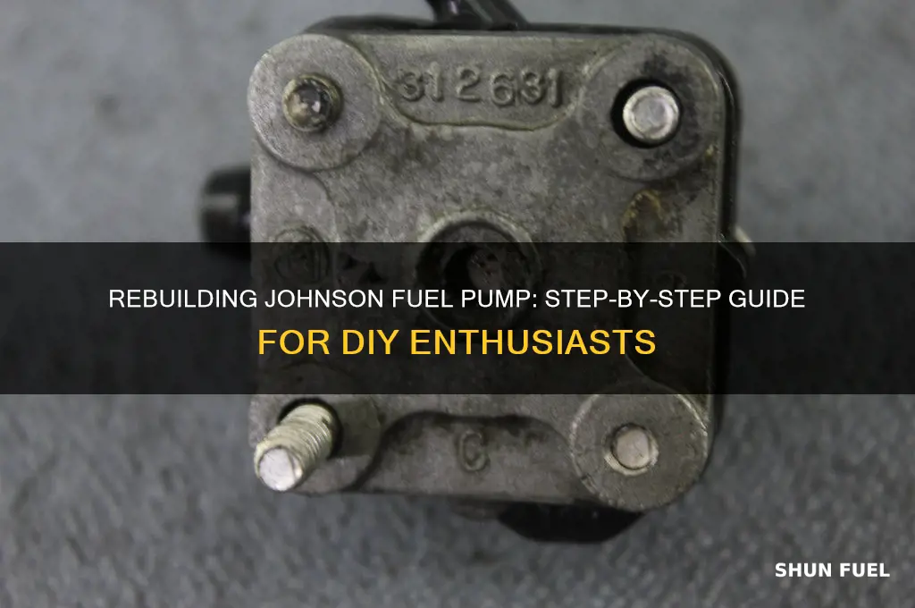 how to rebuild johnson fuel pump