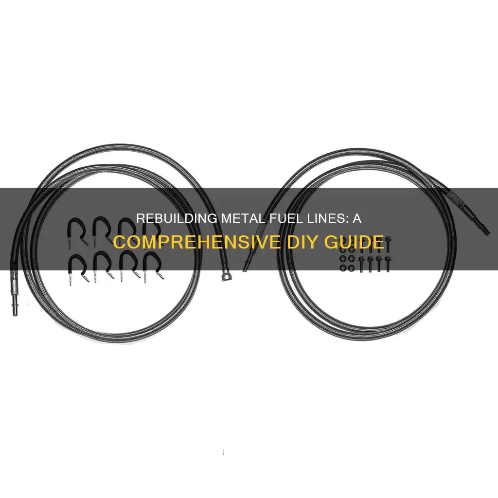 how to rebuild metal fuel line
