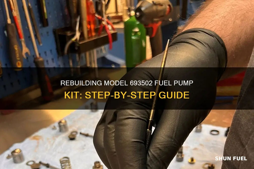 how to rebuild model 693502 fuel pump kit