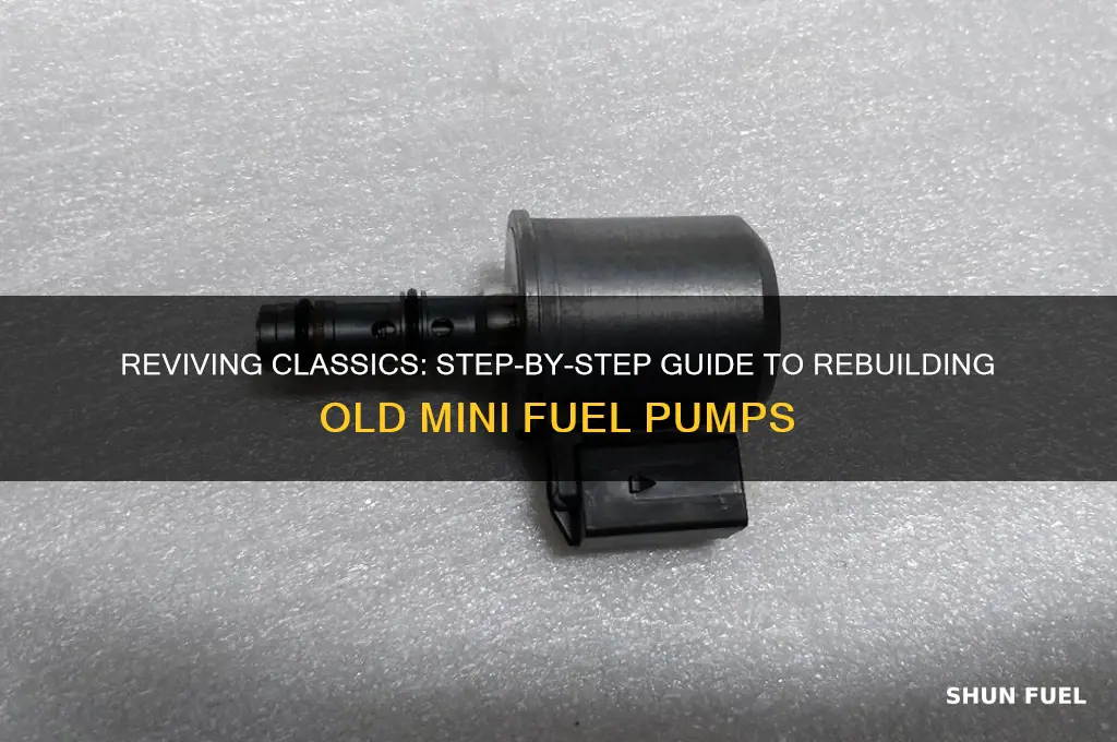 how to rebuild old mini fuel pump
