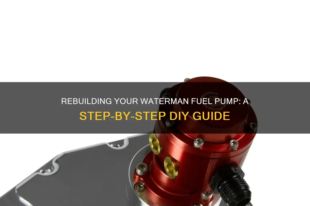 how to rebuild waterman fuel pump