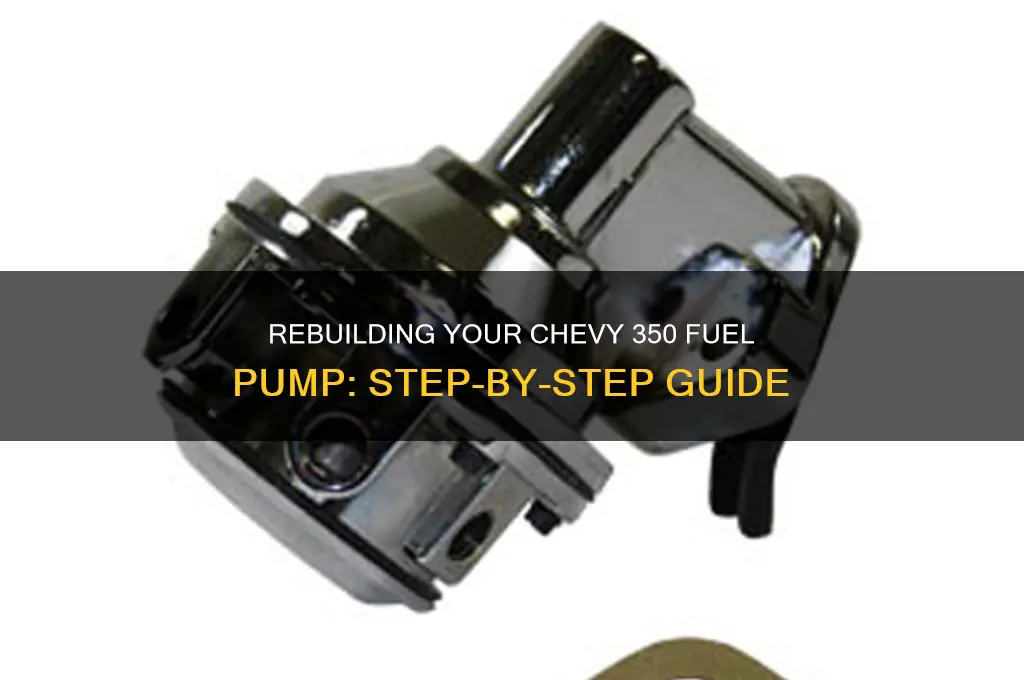 how to rebuildchevy 350 fuel pump