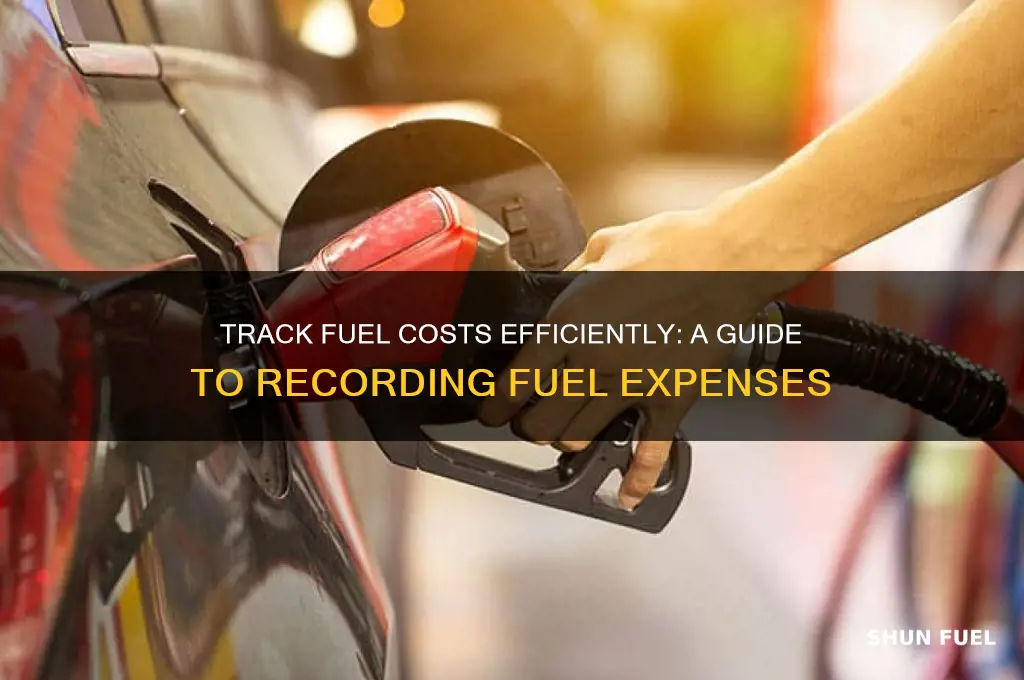 how to record fuel expenses