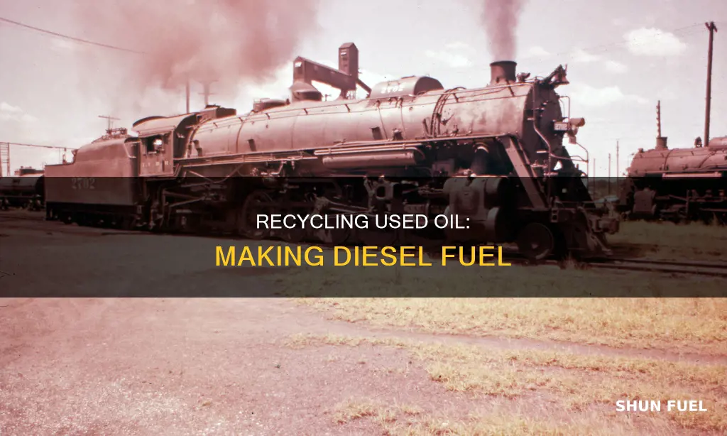 how to recycle used oil and make diesel fuel