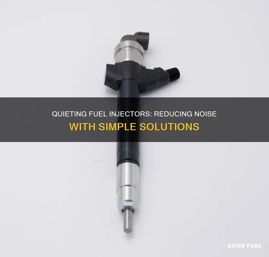 how to reduce fuel injector noise