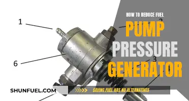 Easing Fuel Pump Pressure: Simple Generator Guide