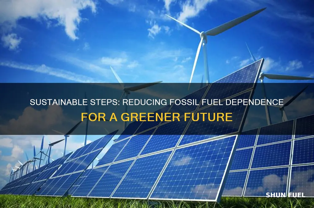 how to reduce the amount of fossil fuels we use