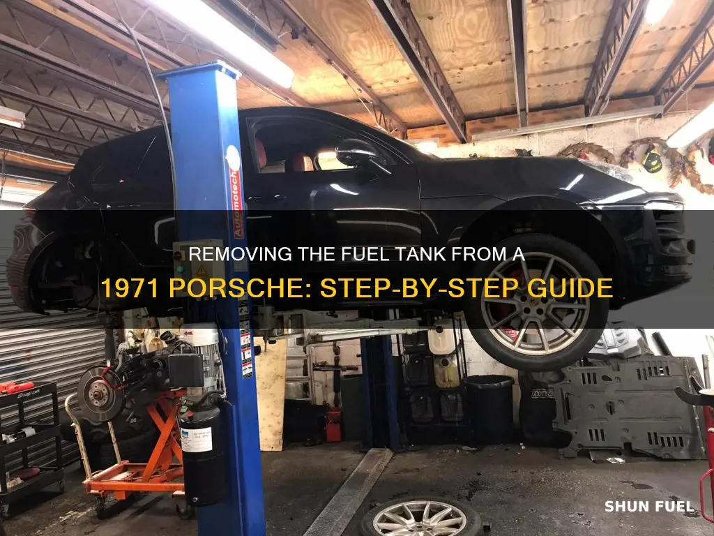how to reemove fuel tank 1971 porsche