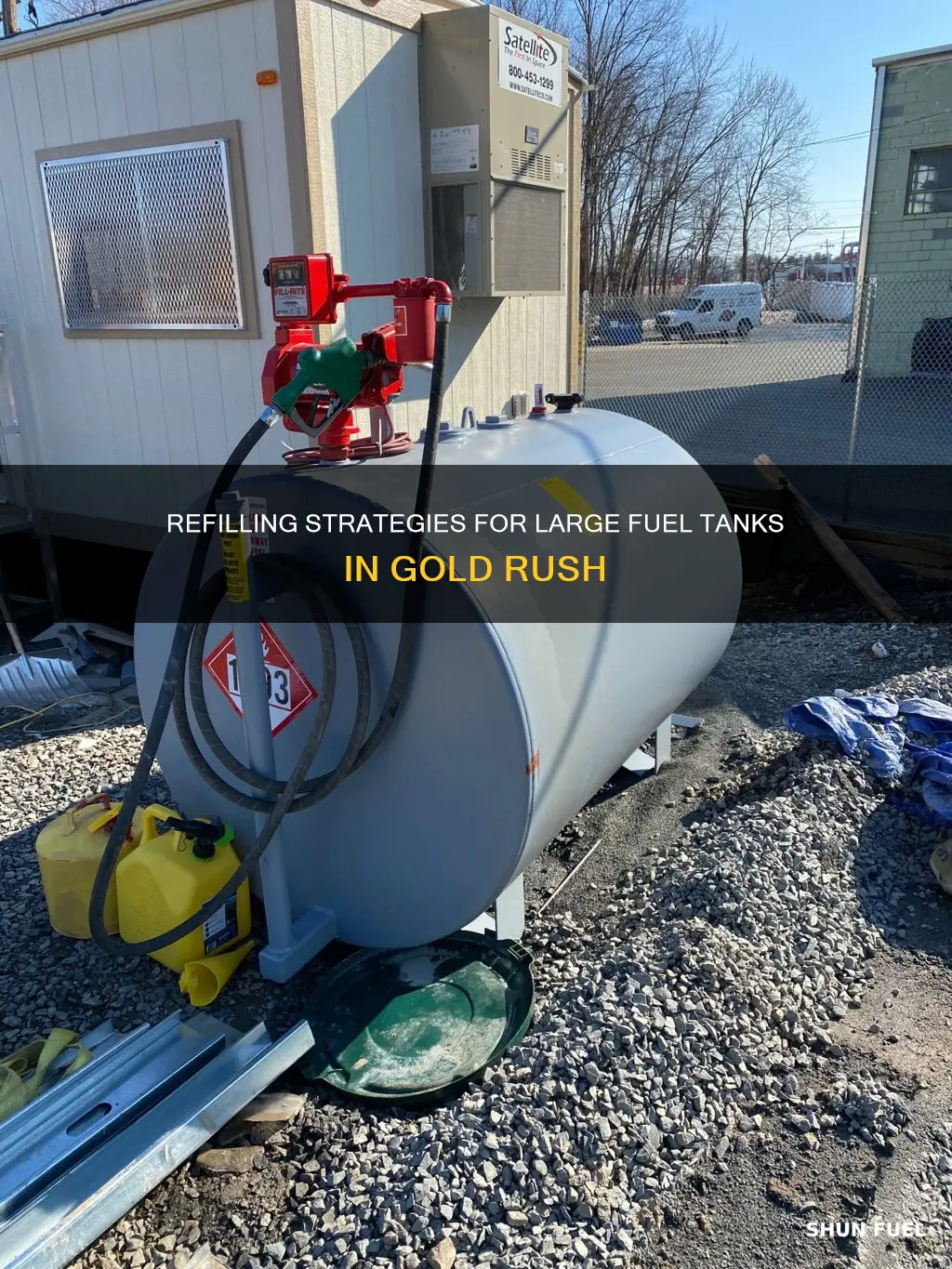 how to refill big fuel tank gold rush