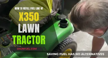 Refill Your X350's Fuel Line: A Step-by-Step Guide for Lawn Care Success