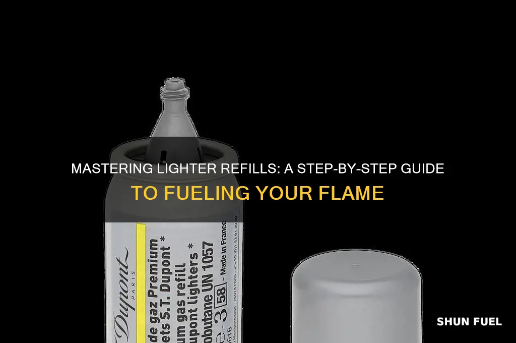 how to refill lighter fuel