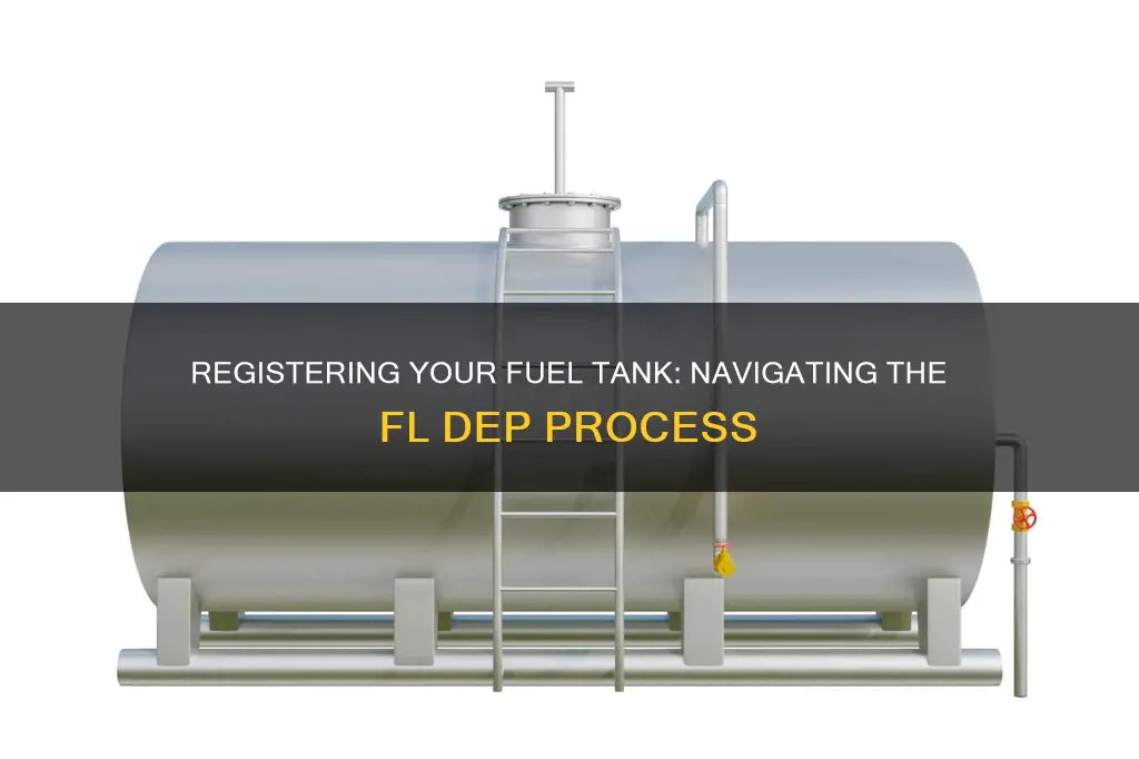 how to register a fuel tank with the fl dep
