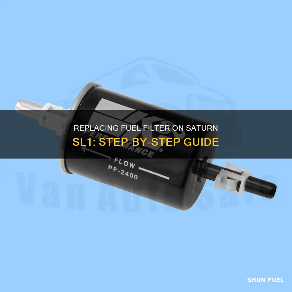 how to relace fuel filter on 99 saturn sl1