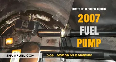 Relaxing Your 2007 Chevy Equinox Fuel Pump: A Step-by-Step Guide
