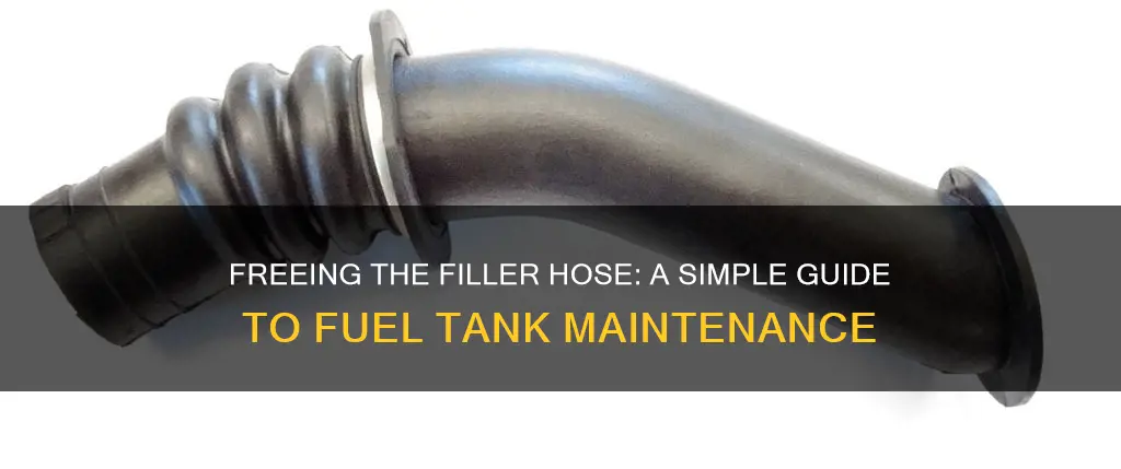 how to release filler hose from fuel tank
