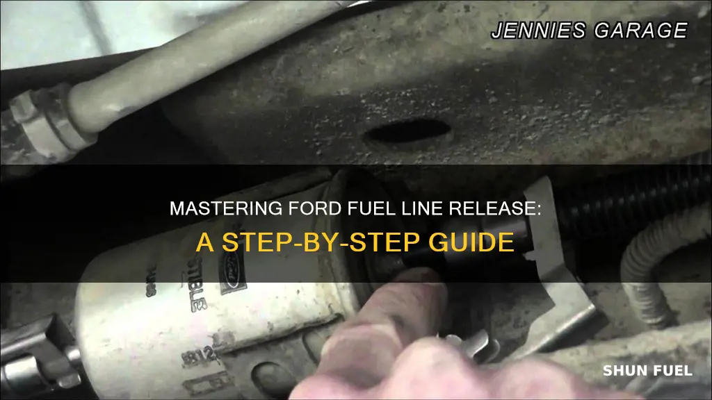 how to release ford fuel line clips