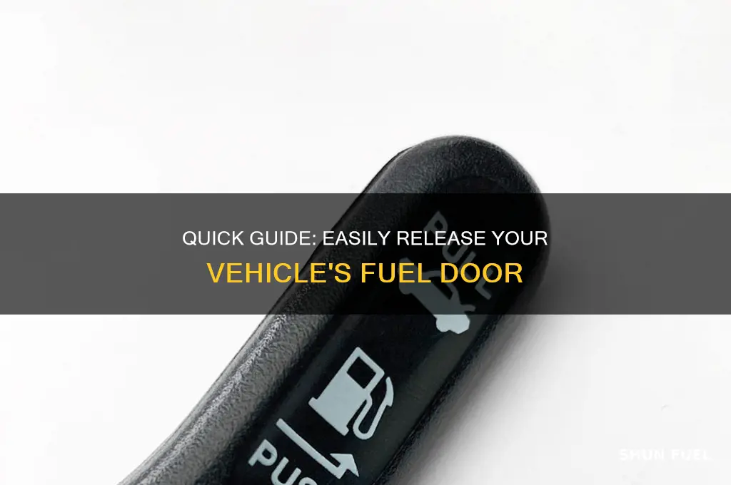 how to release fuel door