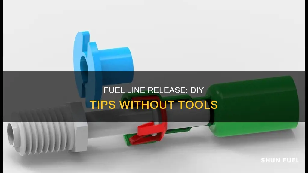 how to release fuel line without tool