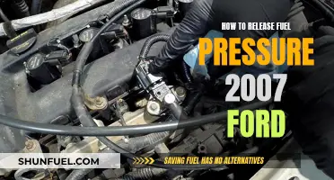 Releasing Fuel Pressure in a 2007 Ford: Step-by-Step Guide