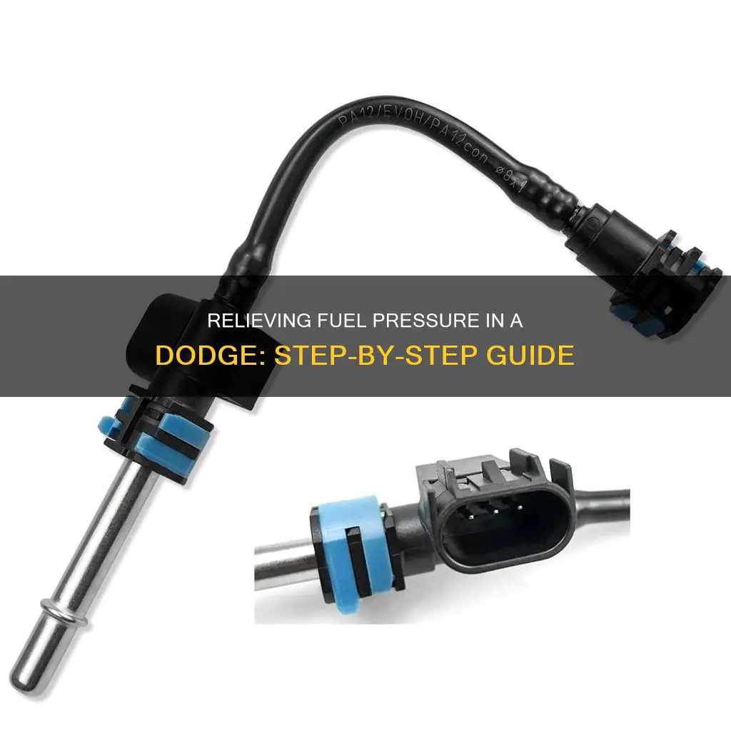 how to release fuel pressure dodge