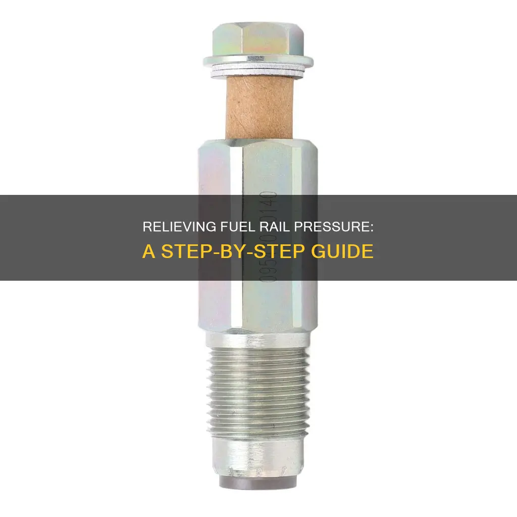 how to release fuel pressure from fuel rail