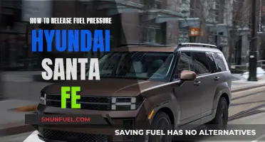 Release Fuel Pressure in Hyundai Santa Fe: Step-by-Step Guide