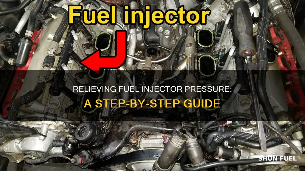 how to release pressure from fuel injectors