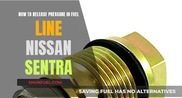 Relieving Fuel Line Pressure in Your Nissan Sentra