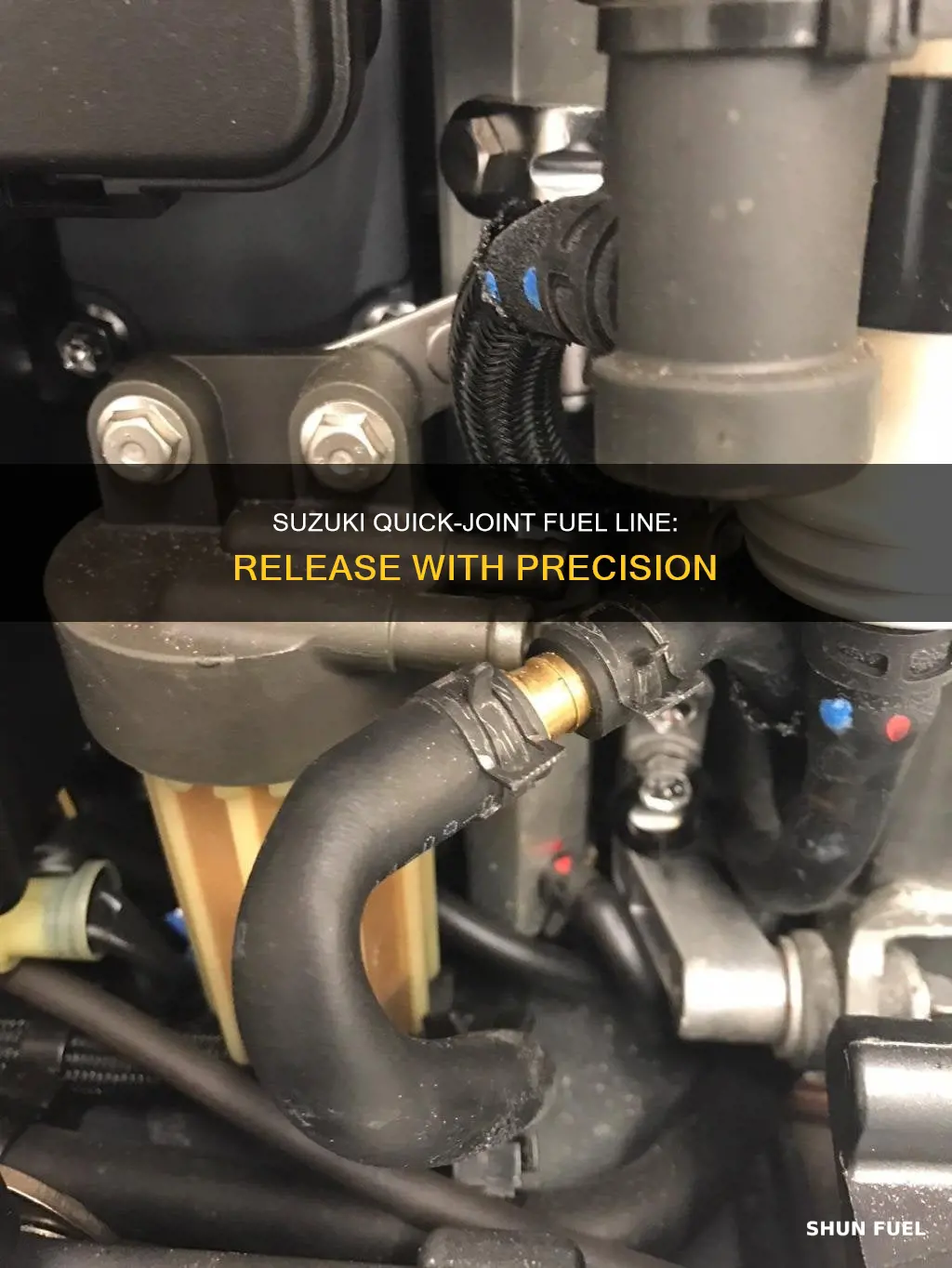 how to release suzuki quick joint fuel line