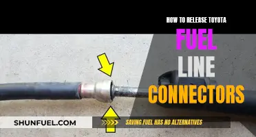 Toyota Fuel Line Maintenance: A Guide to Releasing Connectors