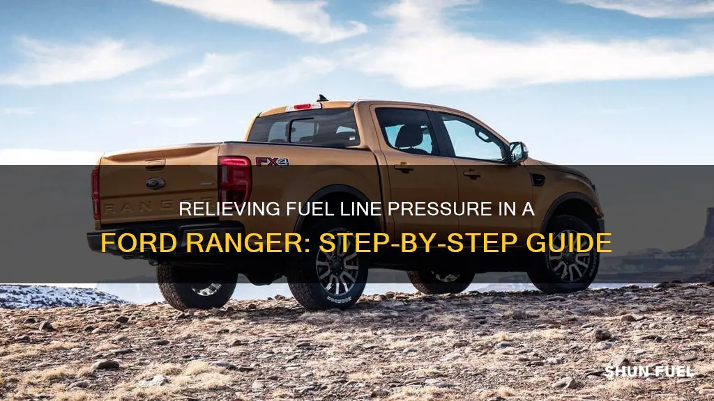 how to relieve fuel line pressure ford ranger