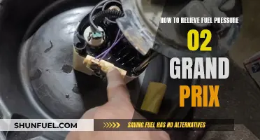 Relieving Fuel Pressure: 02 Grand Prix Guide