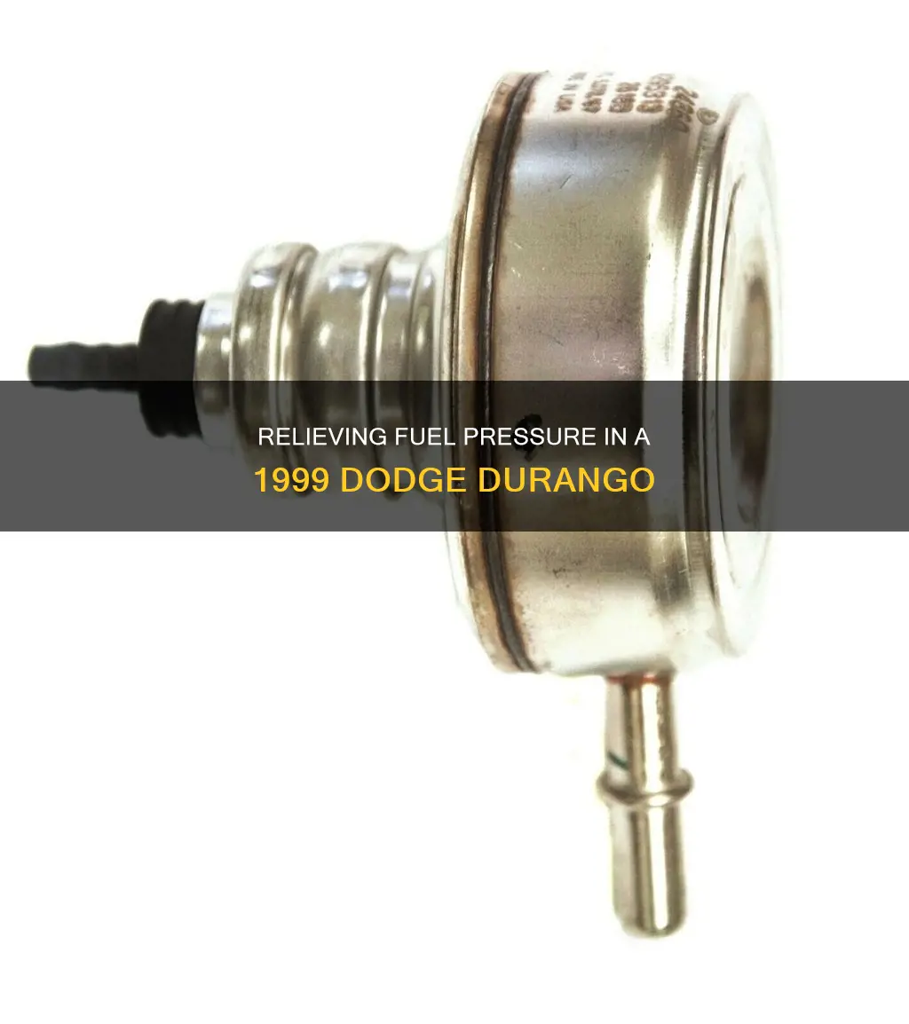 how to relieve fuel pressure 1999 dodge durango