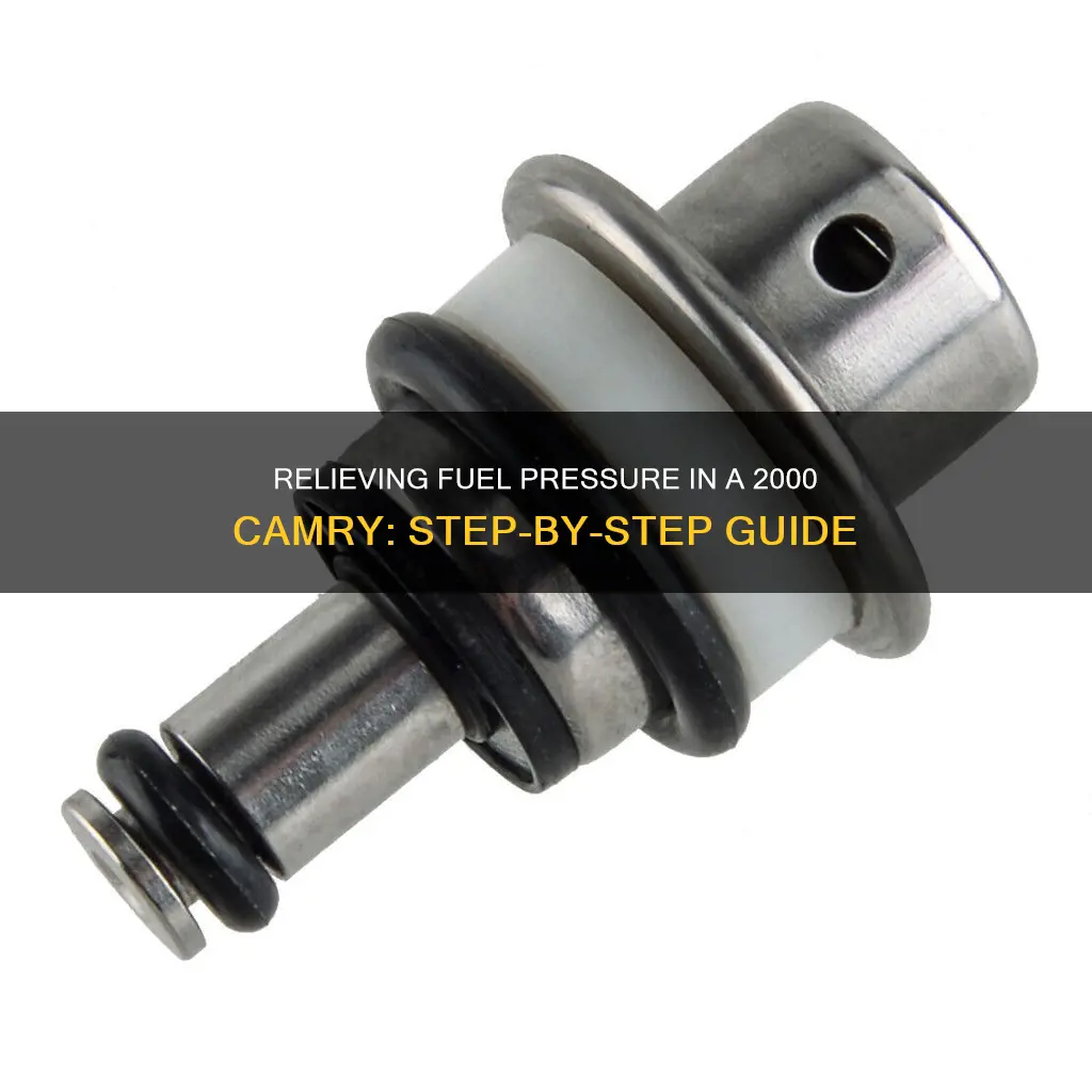 how to relieve fuel pressure 2000 camry