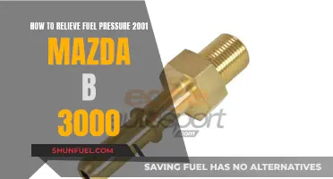 Relieving Fuel Pressure in a 2001 Mazda B3000: A Step-by-Step Guide