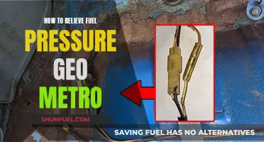 Relieving Fuel Pressure in Geo Metros: A Step-by-Step Guide