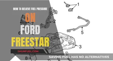 Relieving Fuel Pressure on Ford Freestar: Step-by-Step Guide