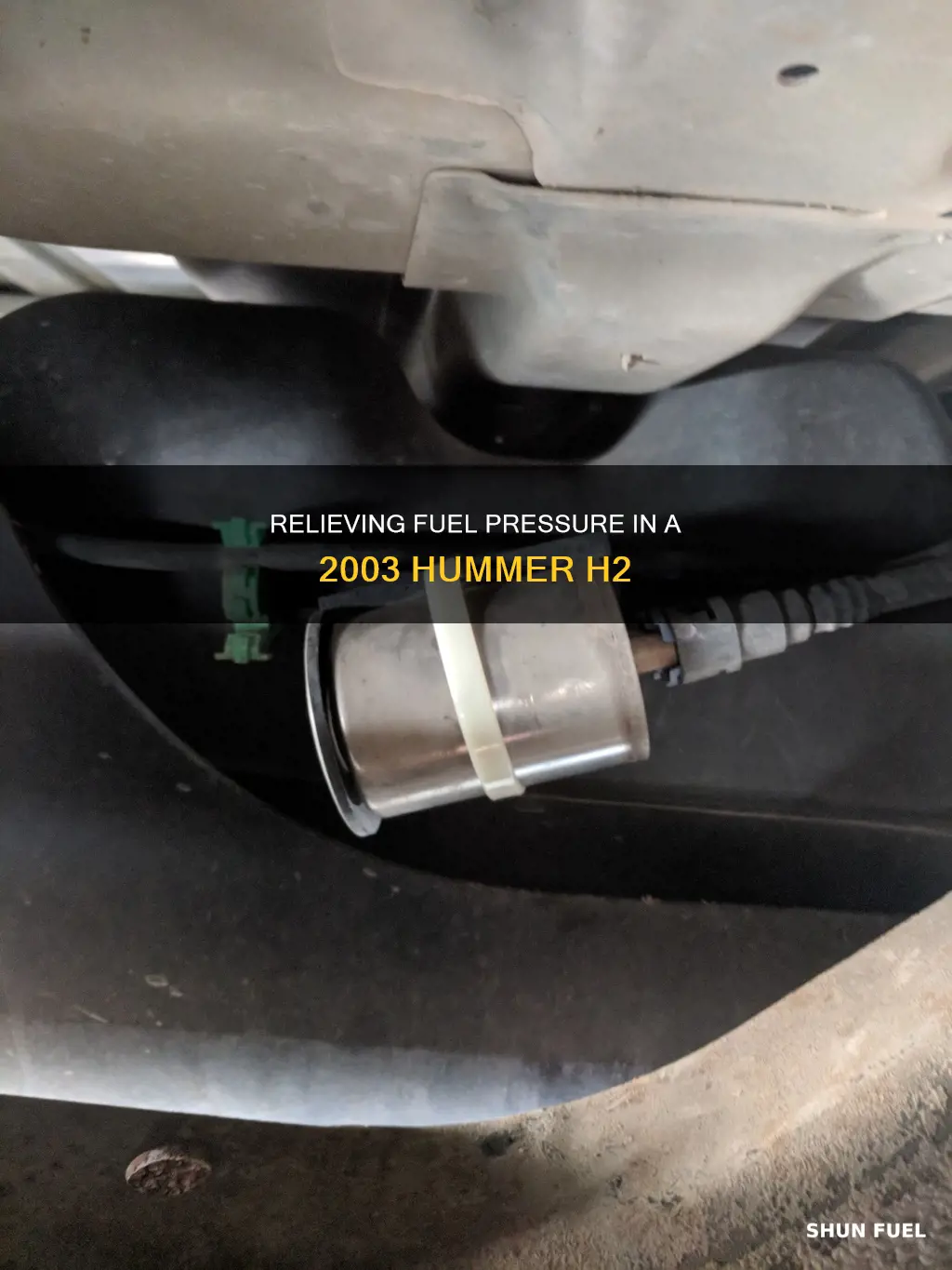 how to relieve fuel pressure system 2003 hummer h2