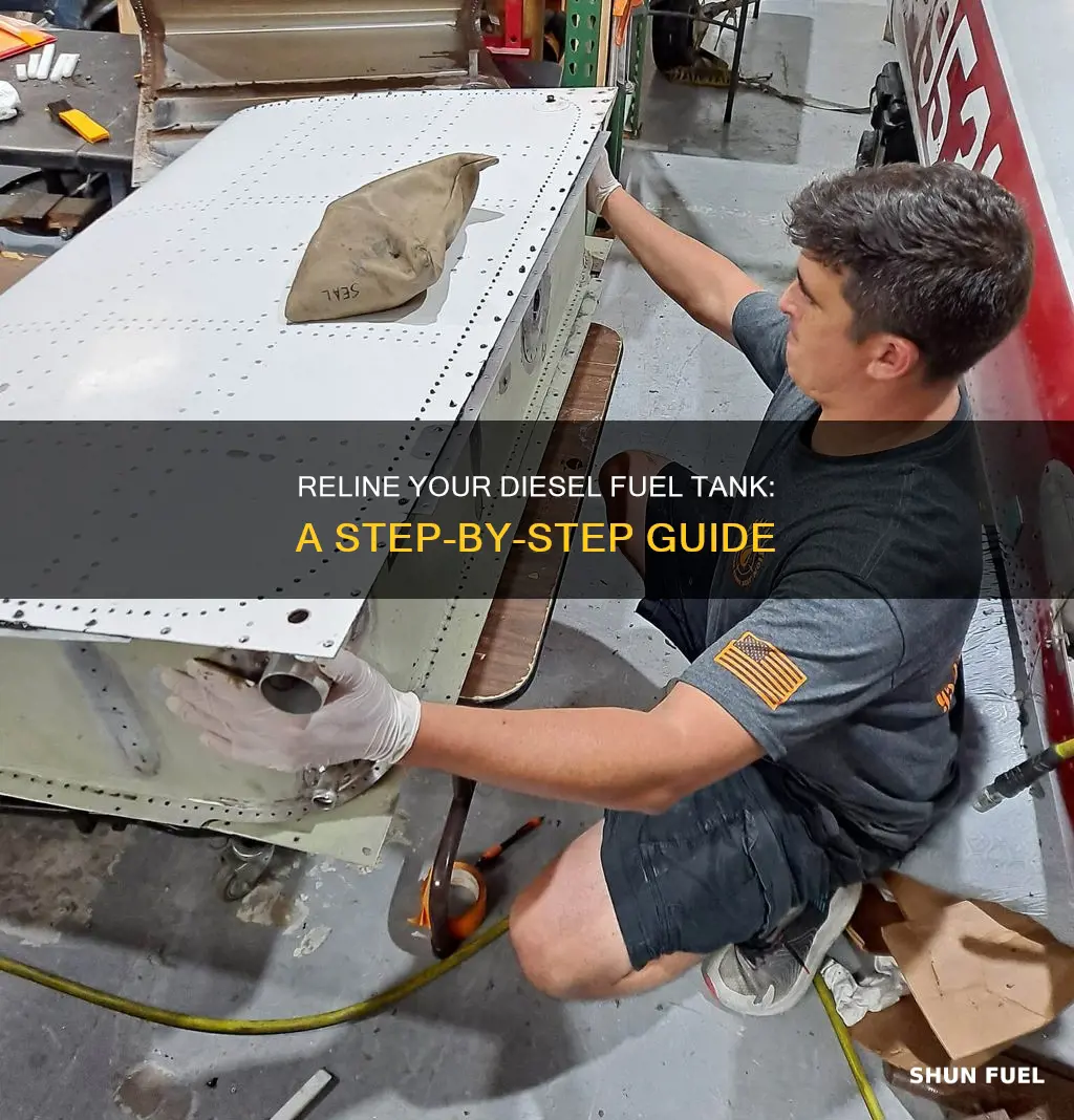 how to reline a diesel fuel tank