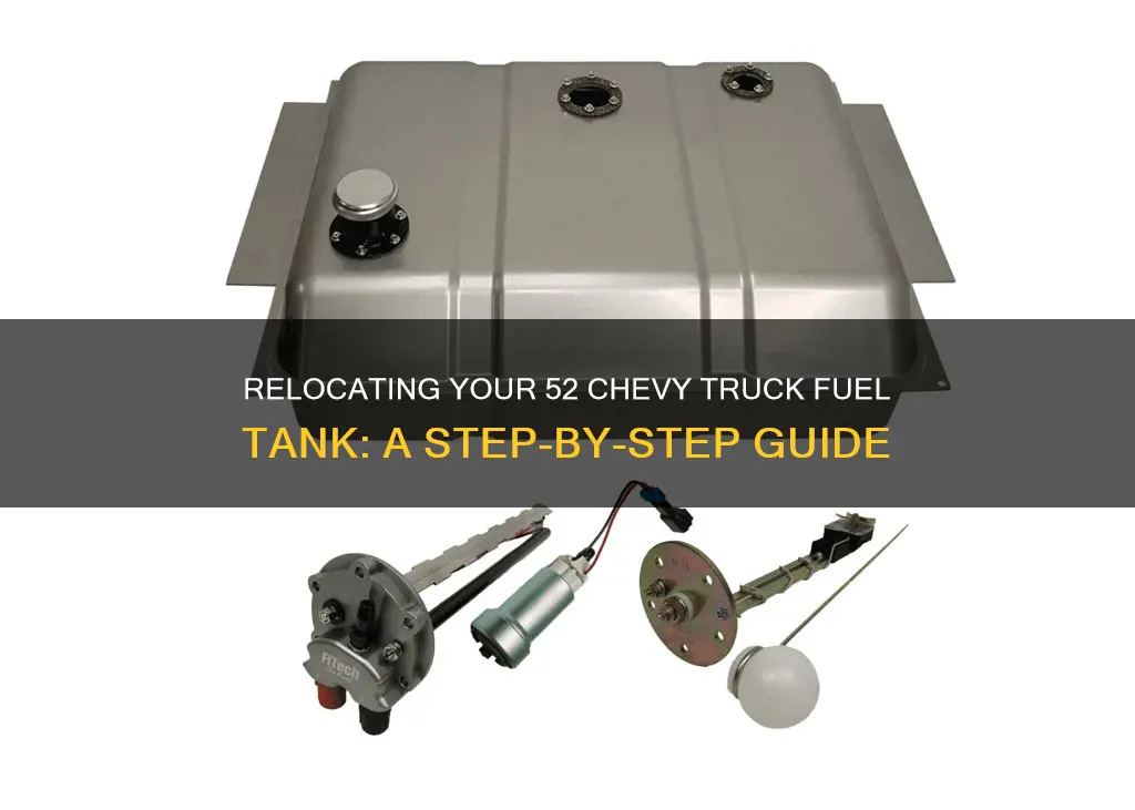 how to relocate 52 chevy truck fuel tank