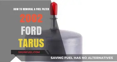 Replacing the Fuel Filter in a 2002 Ford Taurus