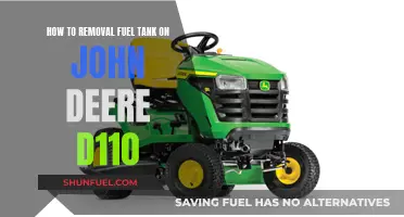 Removing the Fuel Tank on Your John Deere D110