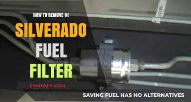 Removing Silverado Fuel Filter: DIY Guide