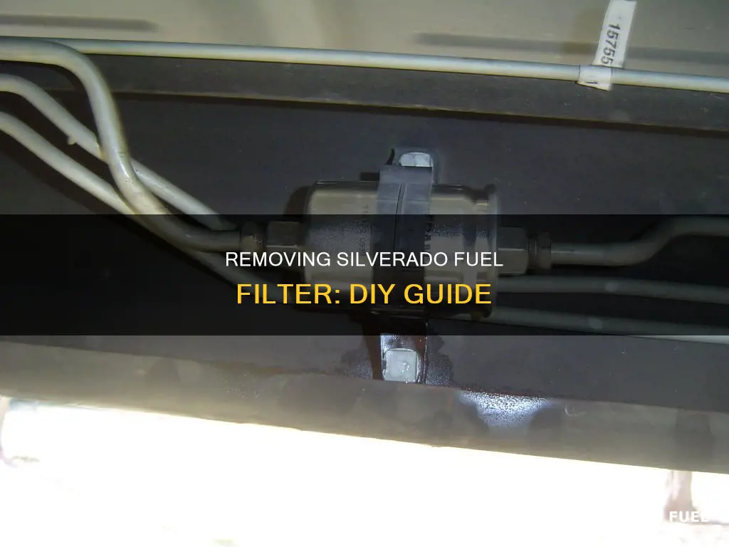 how to remove 01 silverado fuel filter