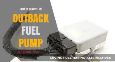 Step-by-Step Guide to Removing the 03 Outback Fuel Pump