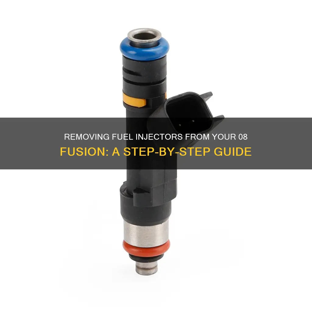 how to remove 08 fusion fuel injectors
